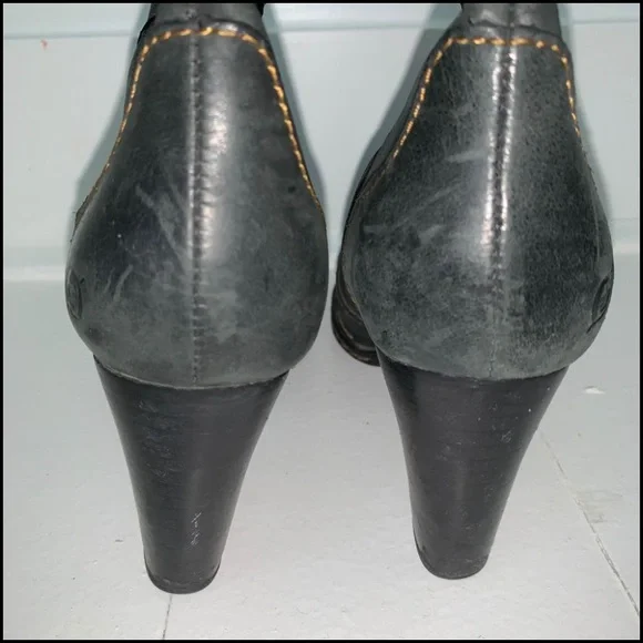 Born Black Boots Women’s Size 8 - Picture 4 of 5